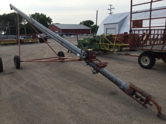 Hutchinson 6"xApprox 46' Auger, Perforated Screen, No Elec Motor