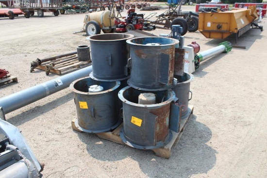 (6) 18" AERATION FANS, $ X 6