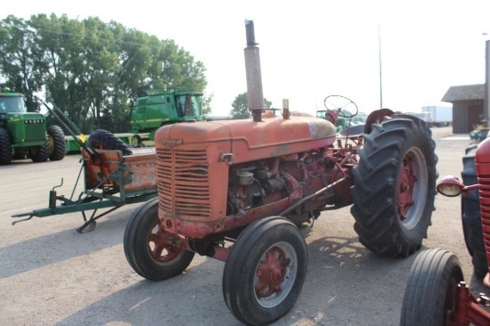 MCCORMICK W-9 TRACTOR, WF, 18.4-34 REARS, PTO, FENDERS, NOT CURRENTLY RUNNING