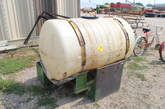 FRONT TRACTOR MOUNT 300 GAL POLY TANK