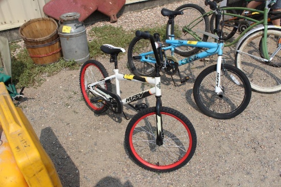 (3) CHILDREN'S BIKES AND ONE ADULT ARNOLD SCHWINN ADMIRAL BIKE, ONE MONEY