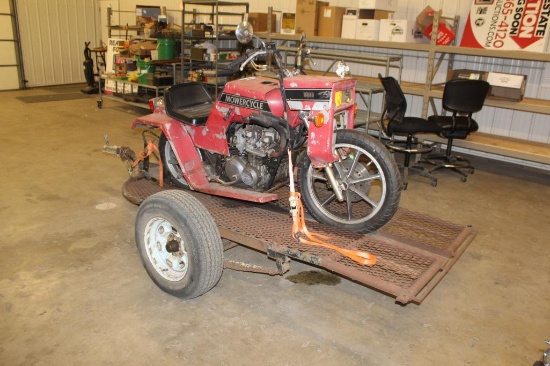 *** 1980 MOWERCYCLE WITH KAWASAKI ENGINE, TITLE,