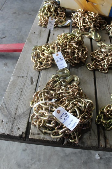 (2) 5/16" X 20' G70 BRAND NEW CHAINS, $ X 2