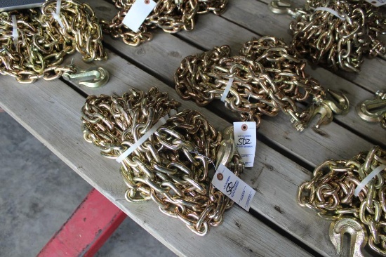 (2) 5/16" X 20' G70 BRAND NEW CHAINS, $ X 2
