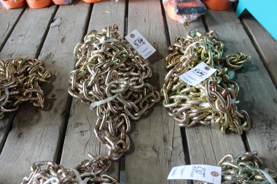 (2) 5/16" X 20' G70 BRAND NEW CHAINS, $ X 2