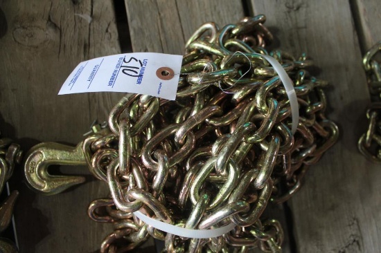 (2) 5/16" X 20' G70 BRAND NEW CHAINS, $ X 2