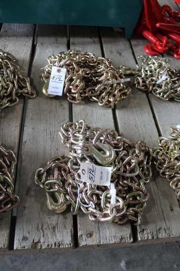 (2) 5/16" X 20' G70 BRAND NEW CHAINS, $ X 2