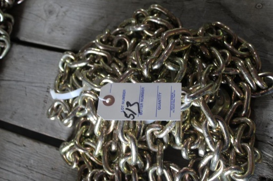 (2) 5/16" X 20' G70 BRAND NEW CHAINS, $ X 2