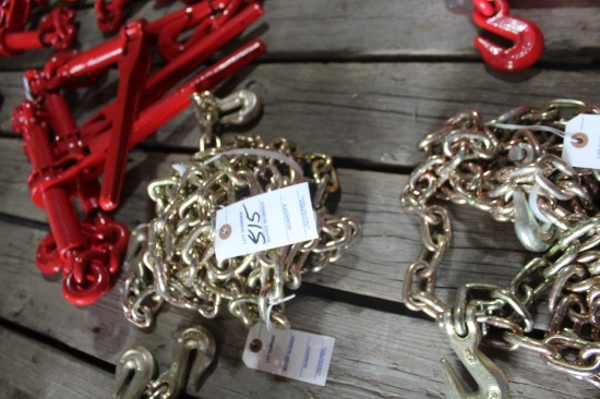 (2) 5/16" X 20' G70 BRAND NEW CHAINS, $ X 2
