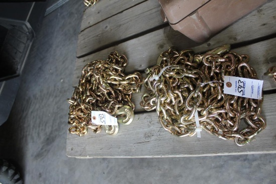 (2) 5/16" X 20' G70 BRAND NEW CHAINS, $ X 2