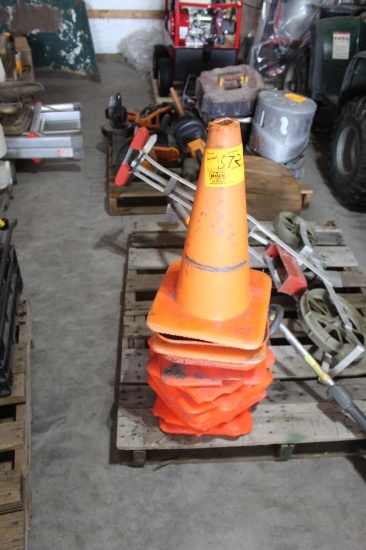 (14) 18" SAFETY CONES, ONE MONEY