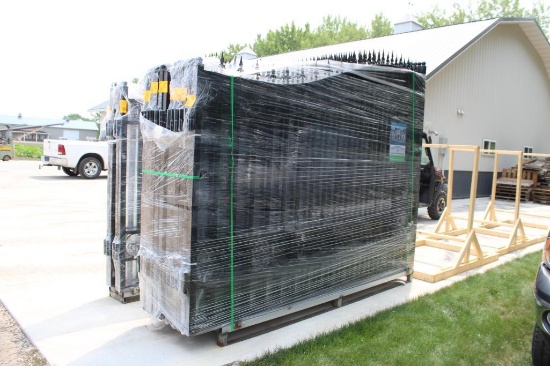 BRAND NEW GREAT BEAR 20' BI-PARTING WROUGHT IRON HD GATE GREASABLE HINGES, ($ MONEY THE PAIR)