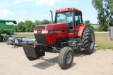 1990 CASE IH 7120 2WD TRACTOR, ROCK BOX, 5877 HRS SHOWING, 18.4R42 LIKE NEW REARS, 3 SCV, 1000 PTO,