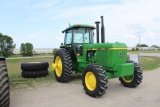 1980 JOHN DEERE 4640 PFWD TRACTOR, 18.4R42 REAR DUALS, 14.9-24 FRONTS, COMFORT STEP, (12) FRONT
