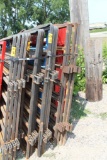 (7) APPROX 12' INTERLOCKING GATES, UNPAINTED, $ X 7,