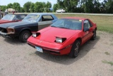 **1984 PONTIAC FIERO, 107,165 MILES SHOWING, OWNER BELIEVES IT TO BE AROUND 130,000 MILES,