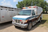 **1997 FORD E-350 AMBULANCE, POWER STROKE DSL ENGINE, 2 WD DRIVE, 306,577 MILES
