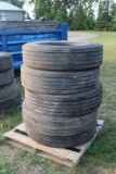 (5) 275 80R 24.5 TRUCK TIRES, ONE MONEY FOR ALL