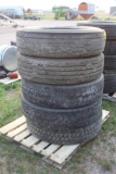 (5) 11R22.5 TRUCK TIRES, ONE MONEY FOR ALL