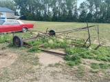 12' PULL TYPE YARD DRAG ON WHEELS