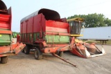 BALZER 16' FRONT SIDE DISCHARGE SILAGE WAGON ON TANDEM AXLE GEAR