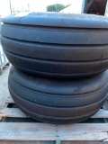 (2) 16.1x16.5 Flotation Tires on 8 Bolt Rims, used very little