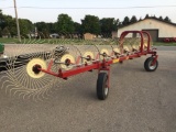 H&S 9 Wheel One Way Rake, TR/9 3u, used very little