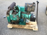 Onan 3000W Generator on Cart, Elec Start, Battery, Runs Good, Owners Manual