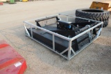 BRAND NEW 6' SKIDLOADER QUICK TATCH BRUSH MOWER, NEW IN CRATE