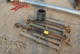 (2) PTO SHAFTS, WIDE BOGGY WHEEL
