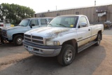**1995 DODGE RAM 1500 4X4, V-8, LARAMIE SLT, REG CAB, 8' BOX, FULL LENGTH RUNNING BOARDS,