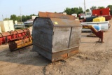 HOG ROASTER ON TWO WHEEL TRAILER, MISSING ONE WHEEL
