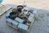 PALLET OF HARDWARE, BOLTS, ETC