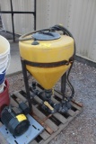 INDUCTOR CONE WITH RINSE, 5 GAL PAILS, GARDEN HOSE