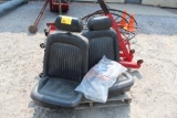 PAIR OF FORD MUSTANG BUCKET CAR SEATS, LOOK GOOD