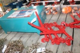 (4) 5400 LB BRAND RATCHETING CHAIN BINDERS, $ X 4