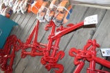 (4) 5400 LB BRAND RATCHETING CHAIN BINDERS, $ X 4
