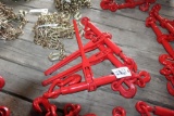 (3) 5400 LB BRAND RATCHETING CHAIN BINDERS, $ X 3