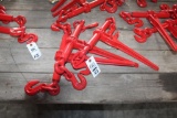 (3) 5400 LB BRAND RATCHETING CHAIN BINDERS, $ X 3