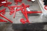 (3) 5400 LB BRAND RATCHETING CHAIN BINDERS, $ X 3