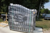 BRAND NEW GREAT BEAR 14' BI-PARTING WROUGHT IRON HD GATE WITH ELK SCENE, ($ MONEY THE PAIR)