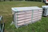 BRAND NEW 20 DRAWER STEEL MAN WORK BENCH, MODEL 7'-20D-01B, RED IN COLOR, TAX-NO EXEMP