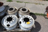(4) Truck Rims, Steel 22.5