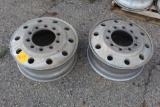 (2) Truck Rims, Alum 22.5