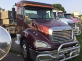 2002 Freightliner Columbia Day Cab Semi Tractor, Detroit Series 60, 10 Speed, Jake Brake
