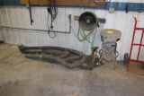 Yellow Jack Stand, Shop Stool, Exhaust Hoses