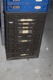 Antique Metal 10 Drawer Parts Bin, 19