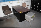 Office Desk, Chair, Printer Stand