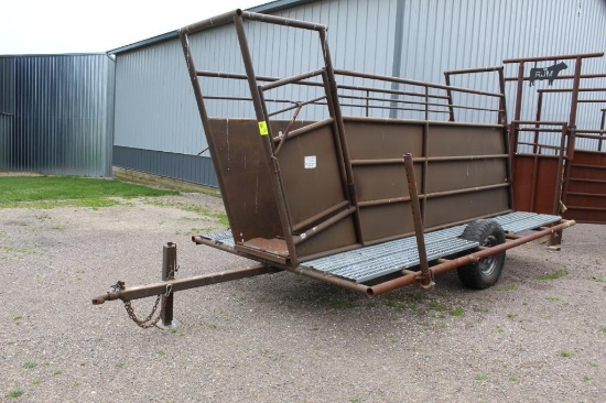 BZ WELDING METAL LOADING SHUTTE ON TRANSPORT, SIDE GATE ACCESS, CAT WALK