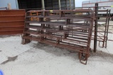 (8) APPROX 10' CORRAL PANELS, $ X 8